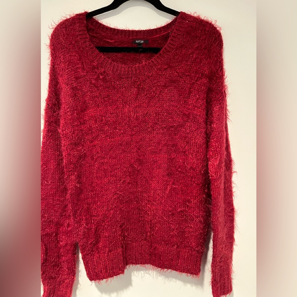 APT. 9 Red Sweater.  Size Large